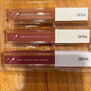 OFRA Pink Pout — LONG LASTING LIQUID LIP SET OF 3- OFRA brand new